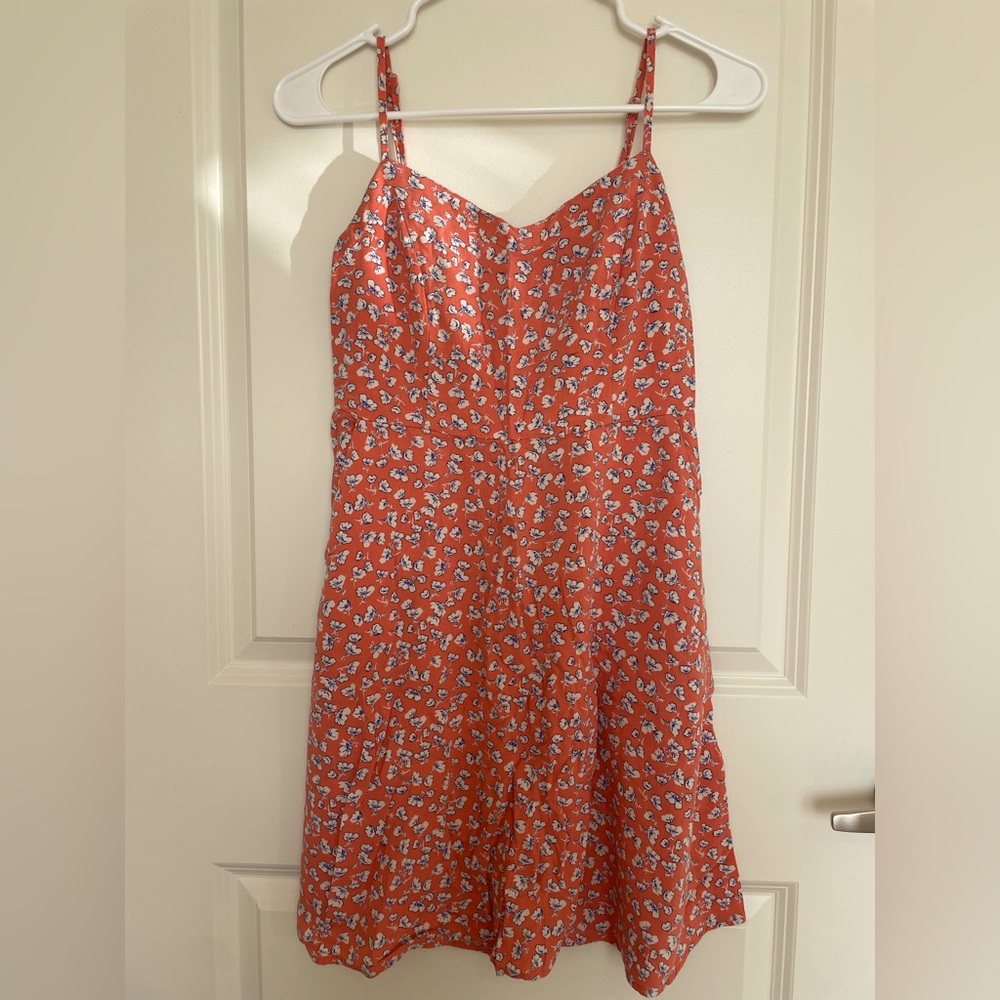Pink mini dress, spaghetti straps